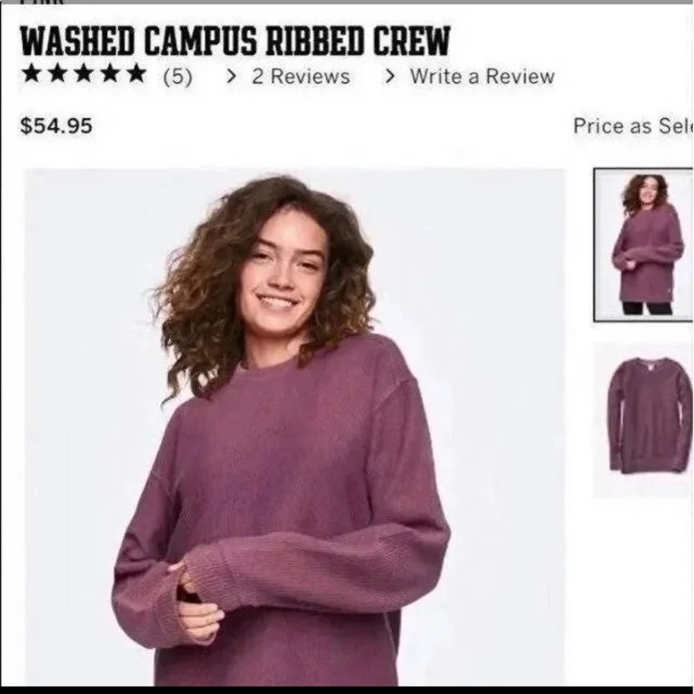 BUNDLE OF VS PINK CAMPUS CREWS NEW